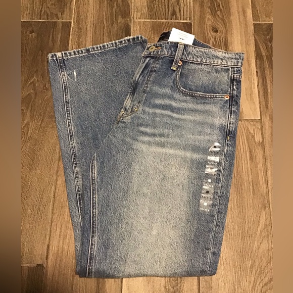 Lucky Brand Denim - NWT!  Lucky Brand Boyfriend Jeans in Classic Blue
